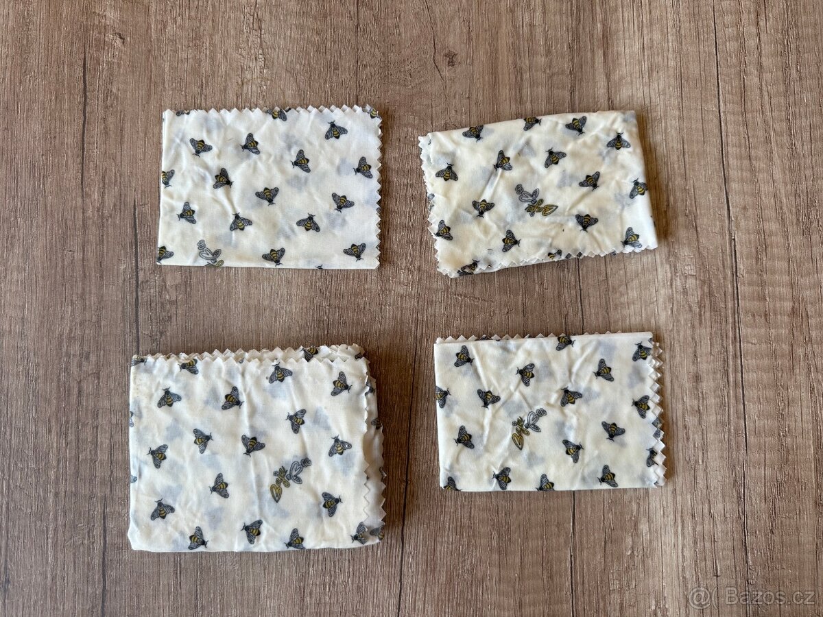 Sada voskových ubrousků (včelí vosk)