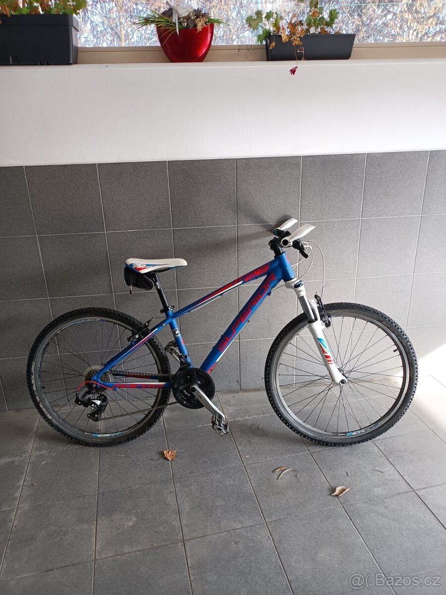 Dětské kolo Superior Racer XC26 14" modrá-červená 2016