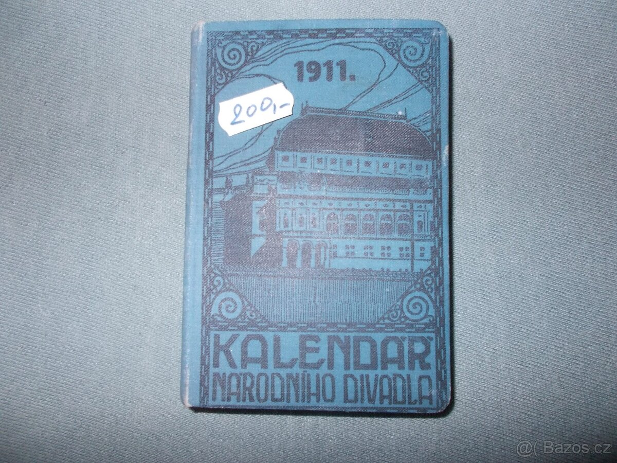Kalendář Národního Divadla 1911
