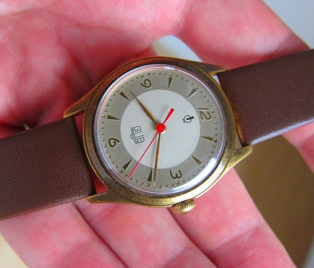 Německé hodinky GUB GLASHÜTTE Q1 A.Lange&Söhne cal.28 + box