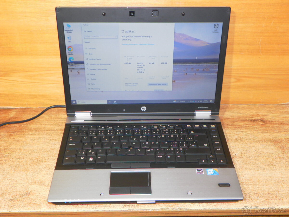 Notebook HP Intel i5, 6 GB RAM, 240 GB SSD, Win10