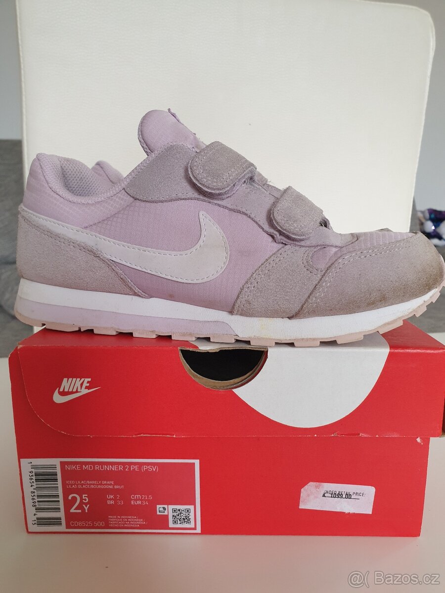 Dětské dívčí boty tenisky Nike vel. 34