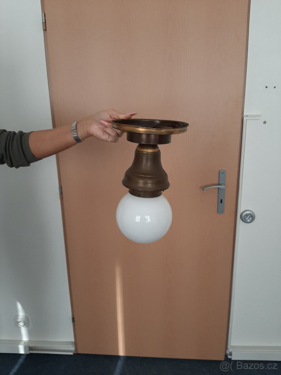 Secesní stropnice,lustr,První Republika