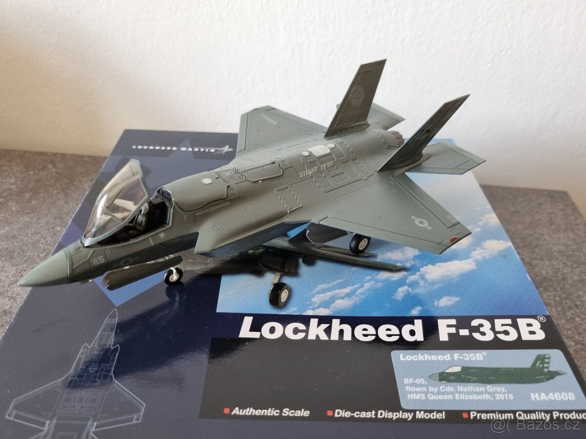 KOVOVÝ MODEL F-35 B