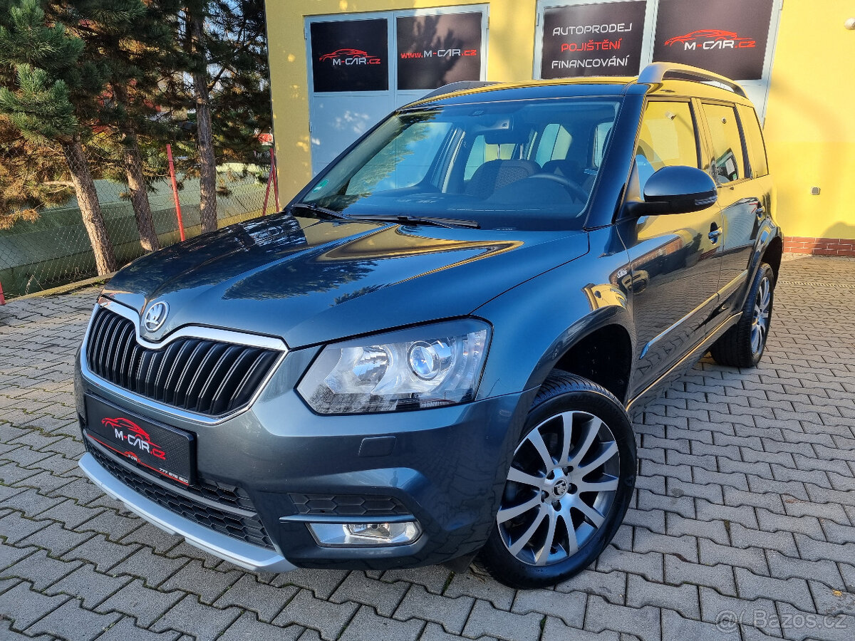 Škoda Yeti 2.0 TDI DSG 4x4 Edition, NAVI, TAŽNÉ, SERVIS