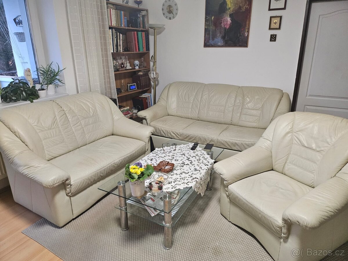 Kožená sedací souprava