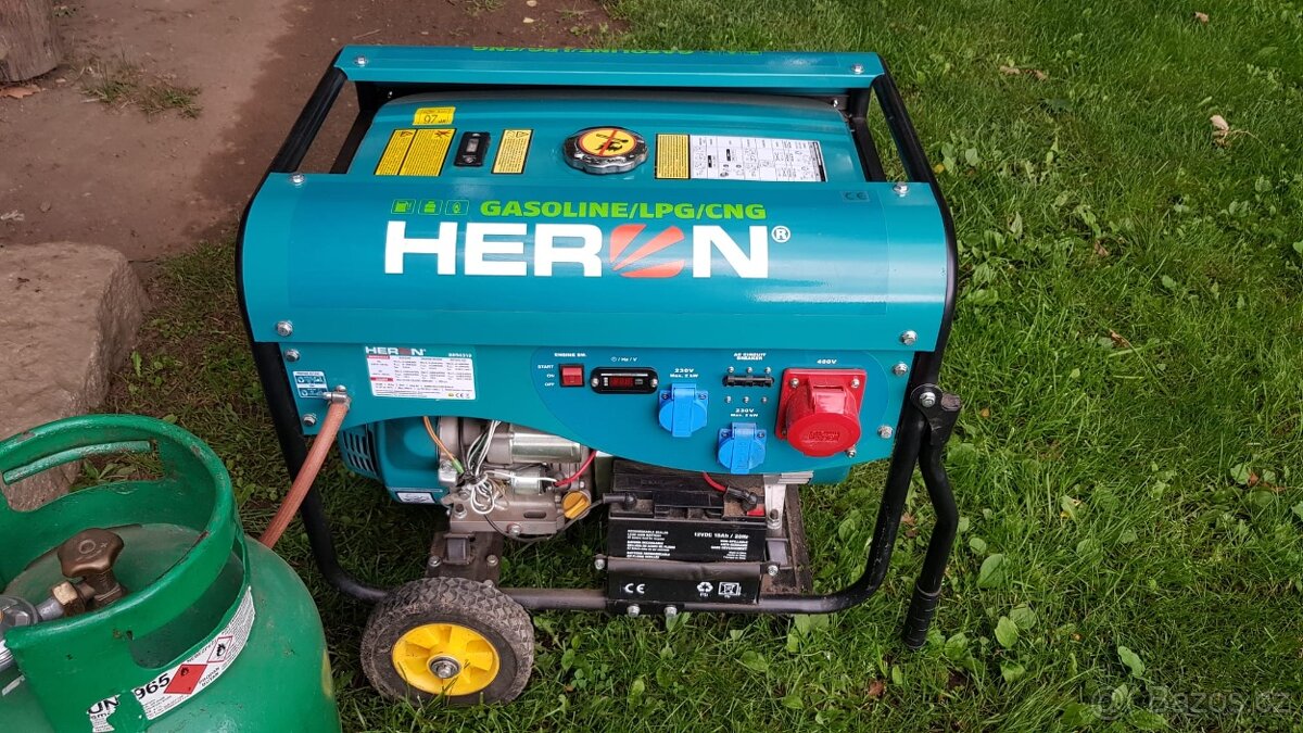 Elektrocentrála Heron LPG/benzín