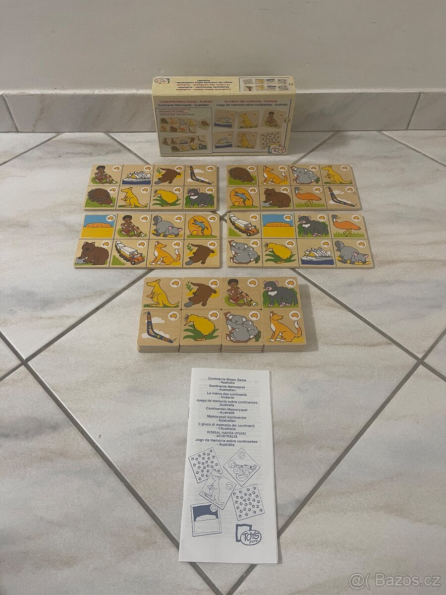 Nová hra Continents Memo.