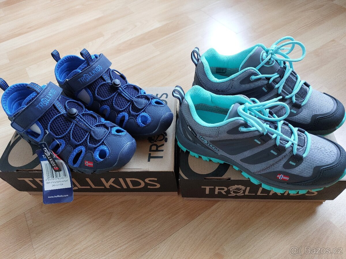 Nové dětské boty a sandále Trollkids, 36