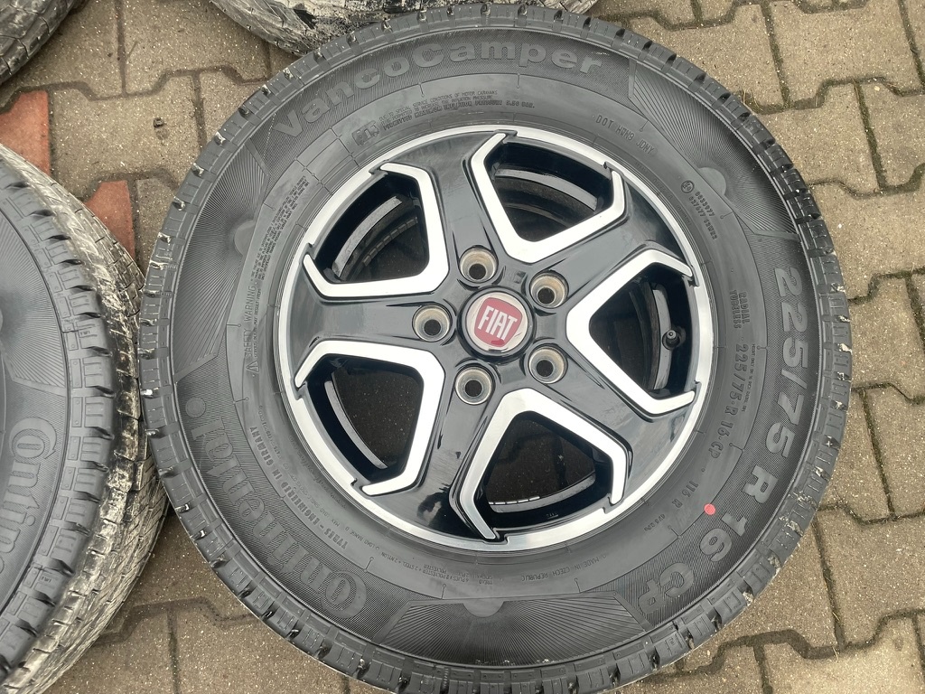 zánovní sada zátěžových kol FIAT DUCATO - 5x130
