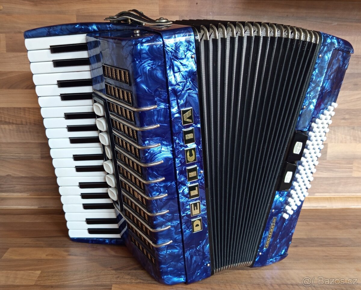 Akordeon (harmonika, heligonka) Delicia Arnaldo, TOP stav
