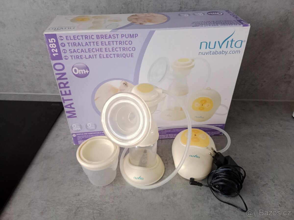 Elektrická odsávačka mateřského mléka Nuvita