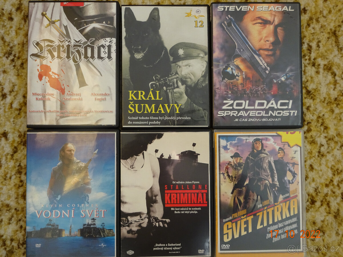 DVD filmy - konvolut