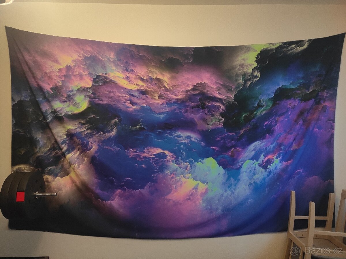 Fluorescenční GOBELÍN 175x250 cm - NEBE/OBLOHA