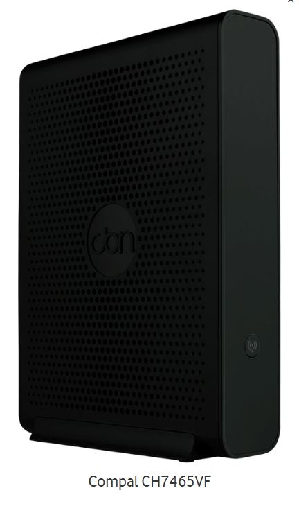 Modem Compal (pro pevný internet po kabelu)