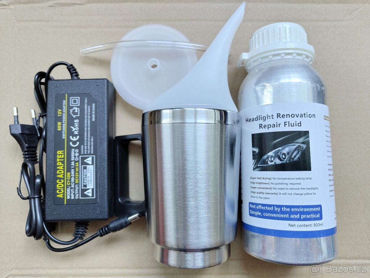 Sada pro renovaci světlometů + náplň 800ml Bez nutnosti leš