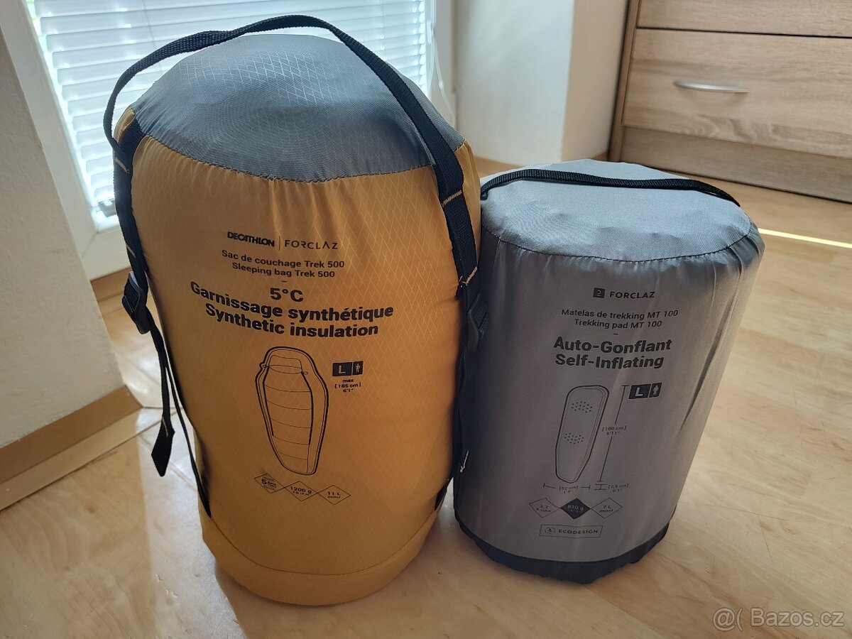 SET SPACÁK Trek MT 500 5 °C (L) + KARIMATKA MT 100 (L)