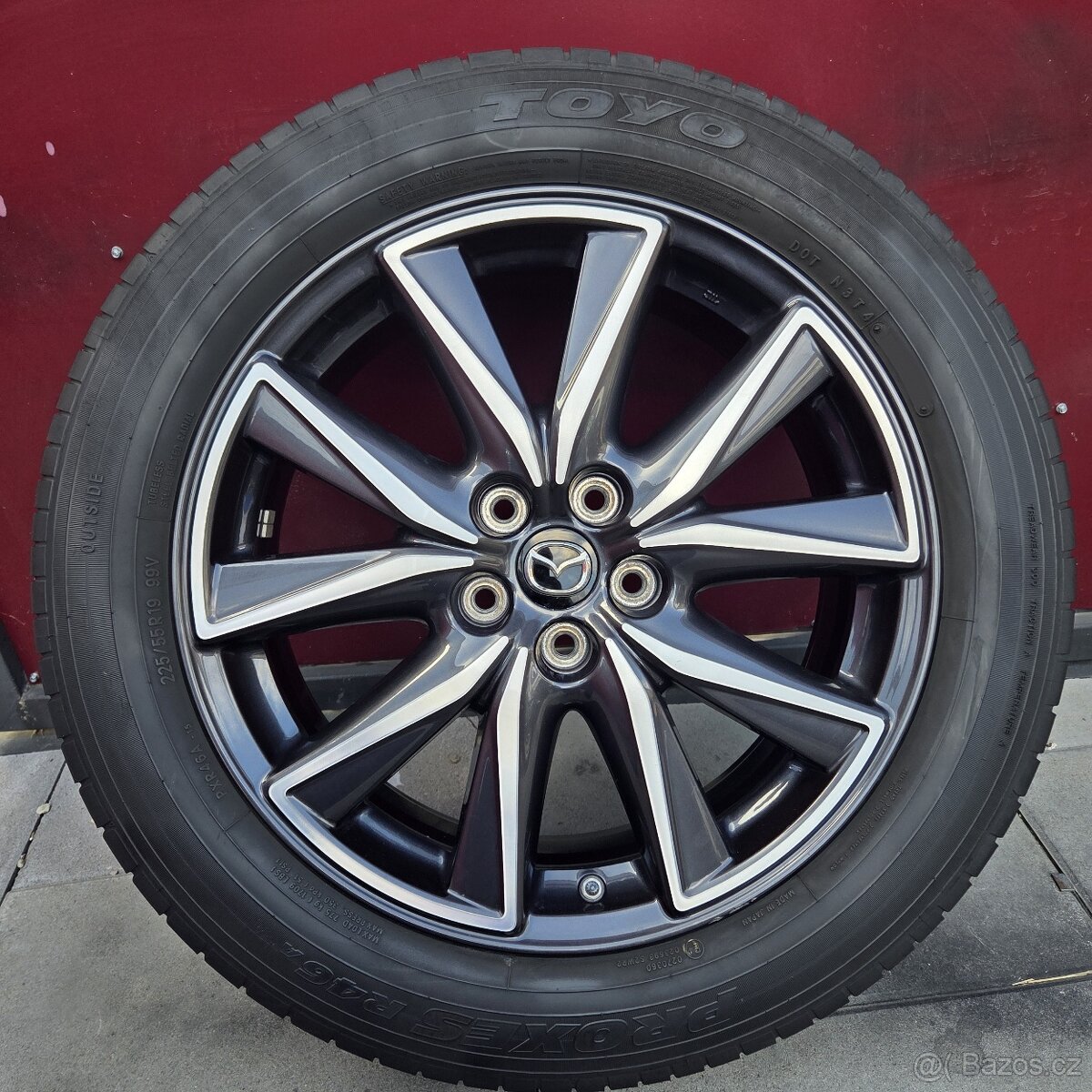 19"-LETNÍ OBUTÁ ALU KOLA 5x114.3 MAZDA CX5+ČIDLA
