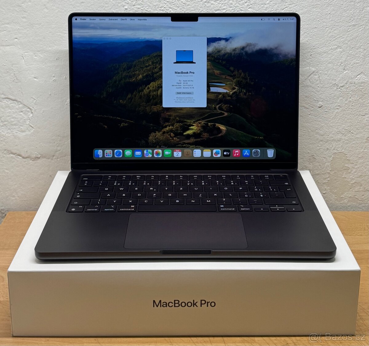 NOVÝ MacBook Pro 14” 2023/36GB RAM/M3 PRO/1TB SSD/Záruka