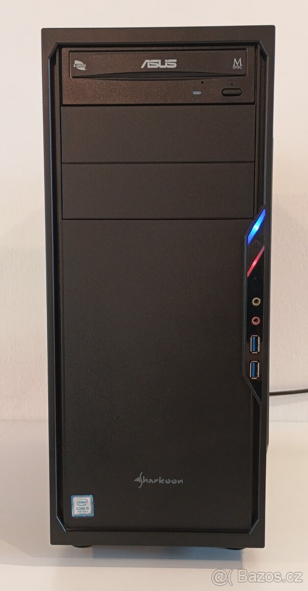 i5-7500, 16GB,256GB SSD,1TB HDD,RX 580 8GB,WIN11,500W