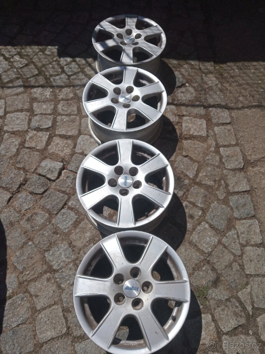 Prodám ALU kola R15 5x100 z VW Golf IV a na jiné