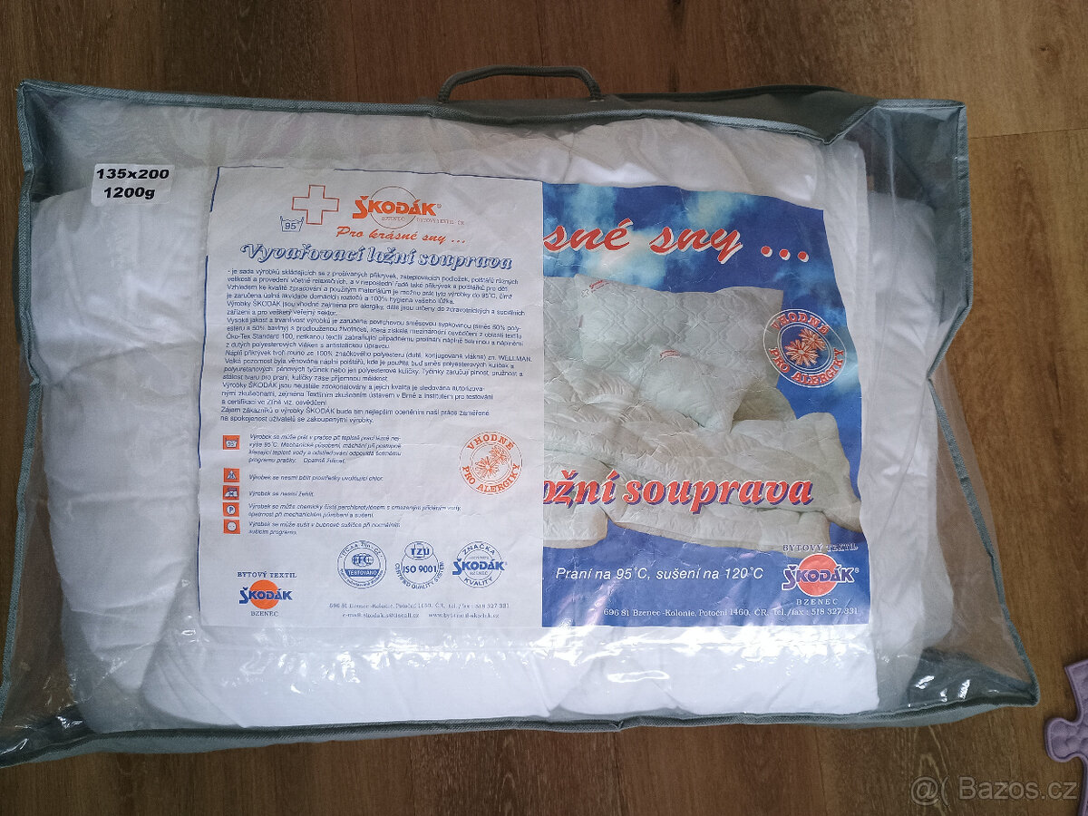 Škodák Celoroční přikrývka Comfort – 135×200 cm – 1200g