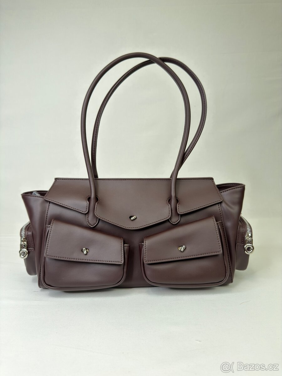 Kožená kabelka vyrobeno v Itálii