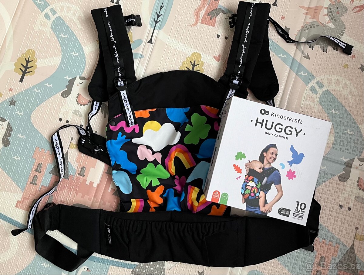 Ergonomické nosítko Kinderkraft Huggy Happy Shapes