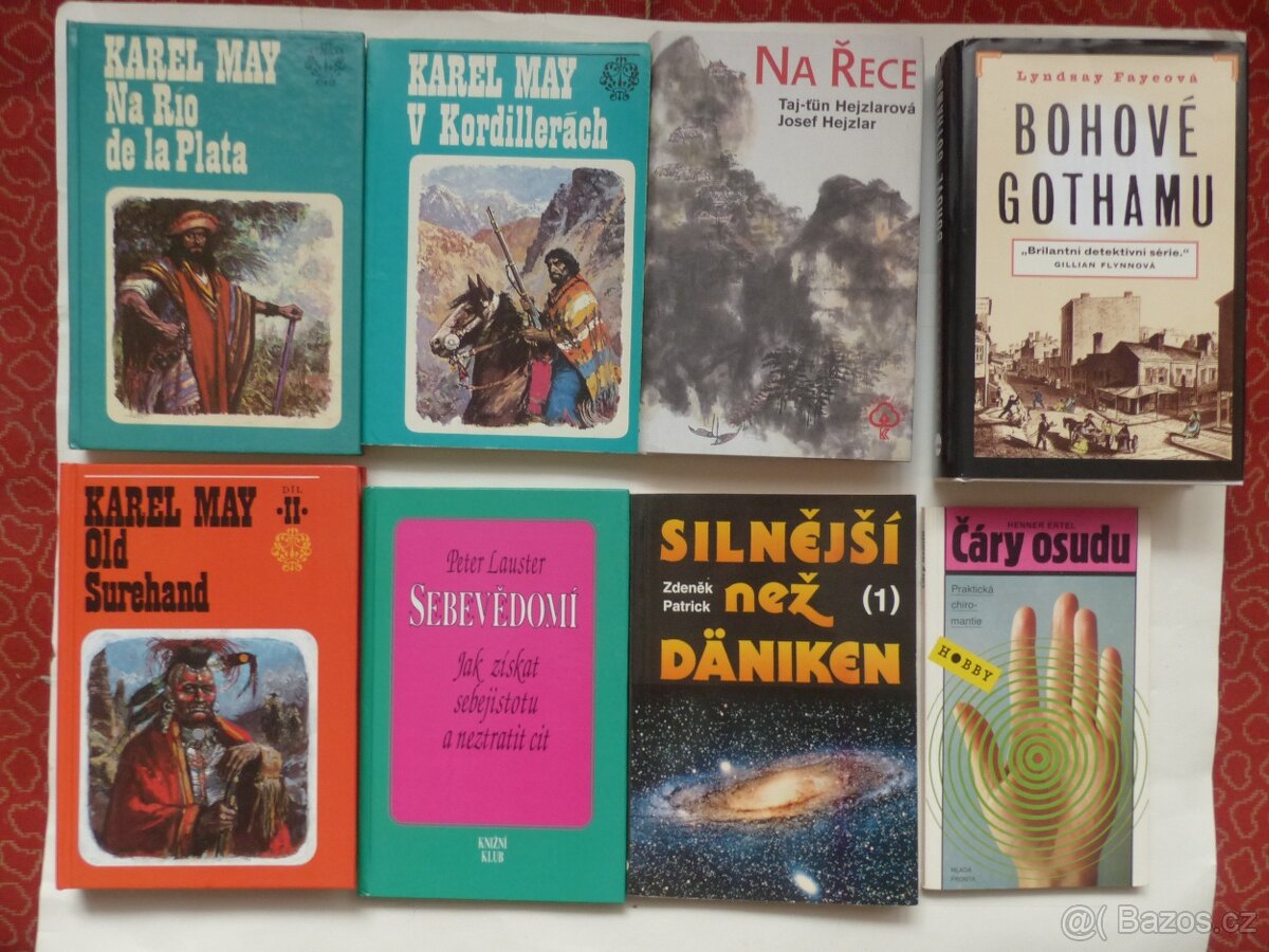 Karel May + další knížky á 39,- Kč - viz foto 