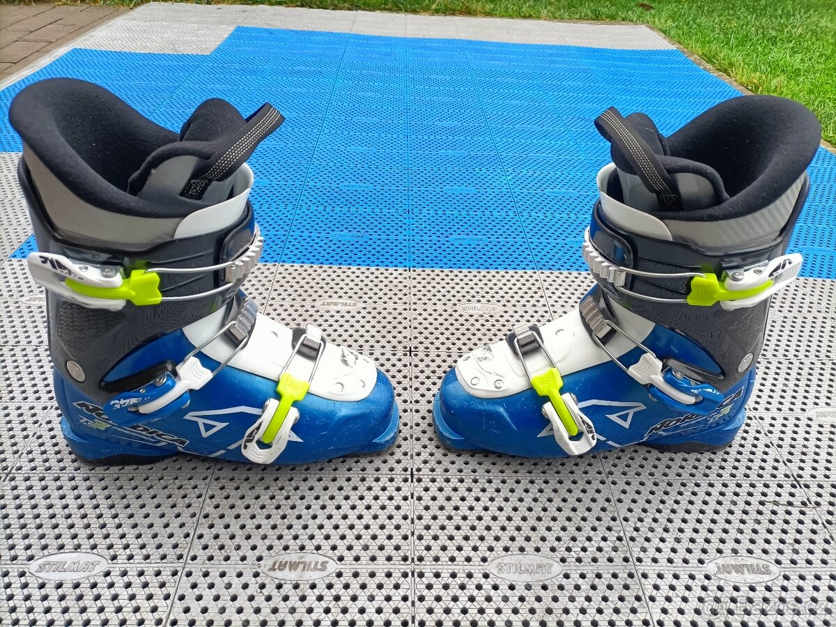 Dětské lyžáky přeskáče sjezdové boty Nordica