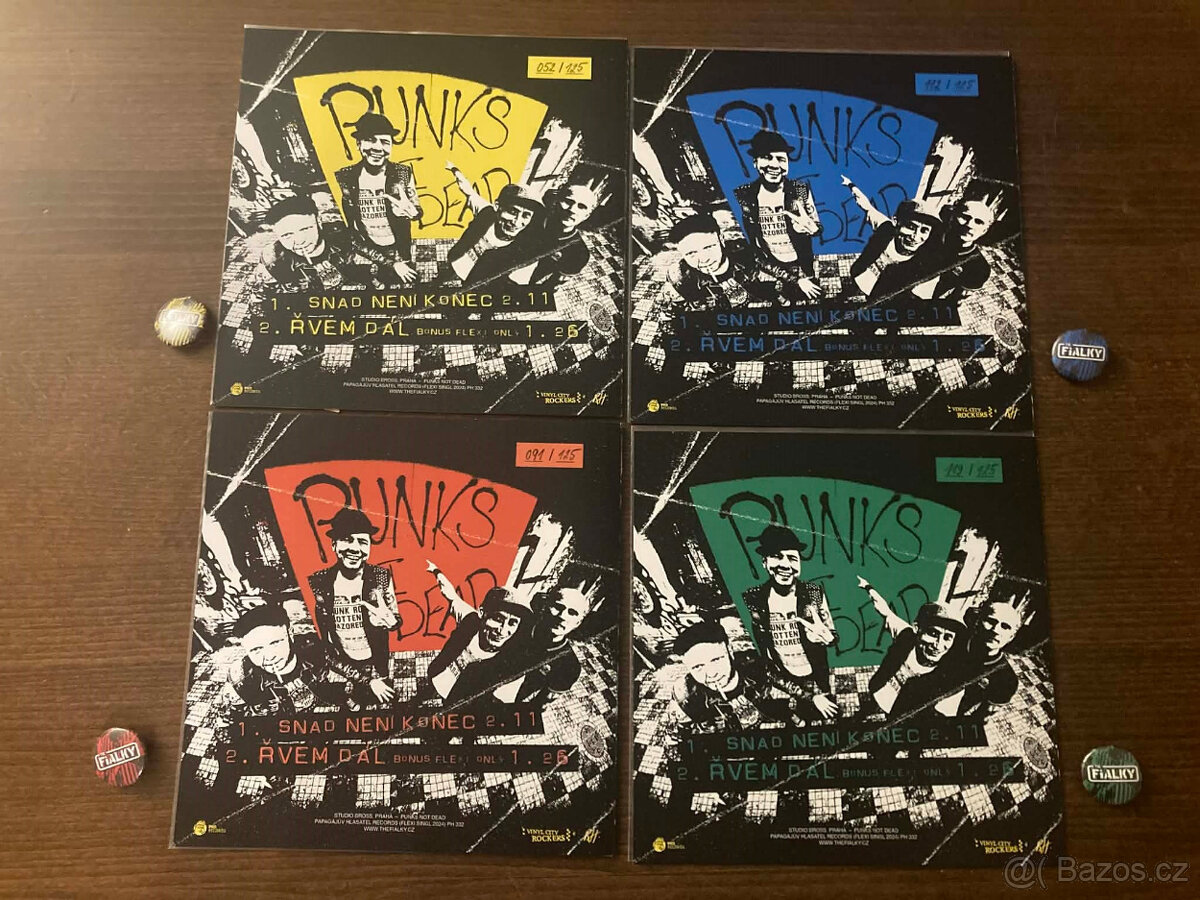SP THE FIALKY - Punks Not Dead 2024 (4x barevný flexi)