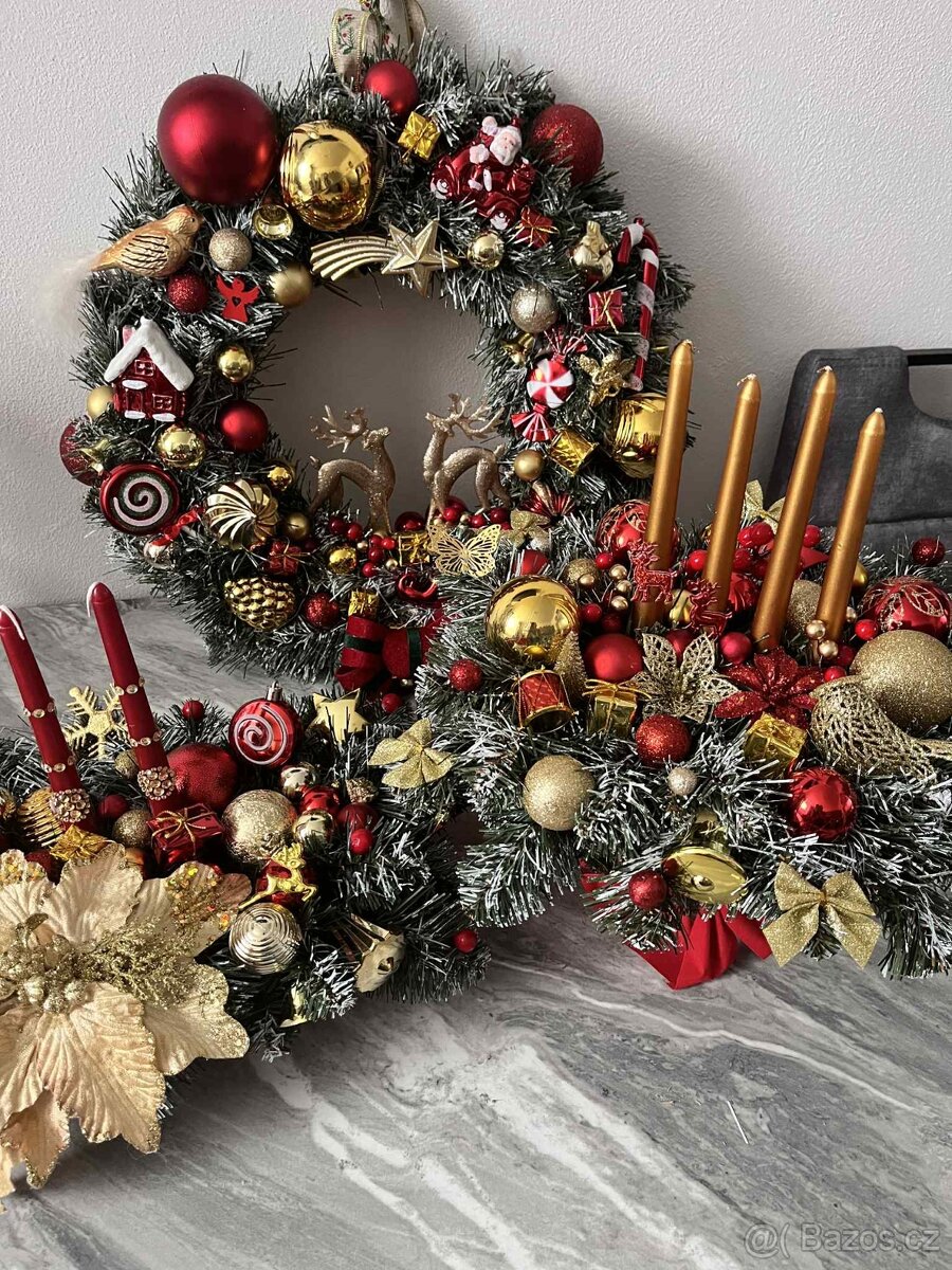 Vánoční věnce, svícny nebo celé sady🤩