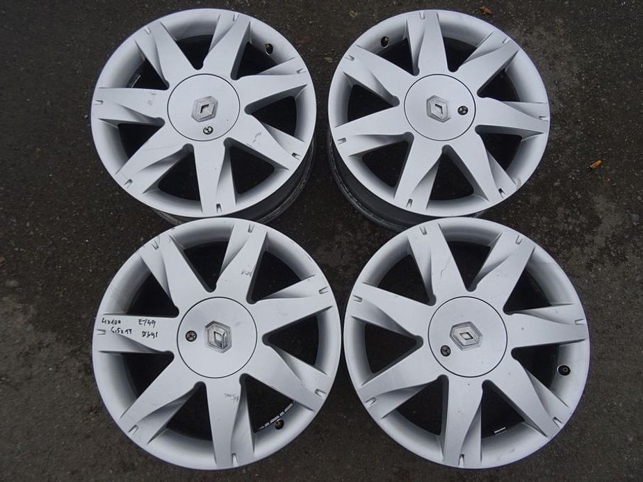 Alu disky origo Renault 17", 4x100, ET 49, šířka 6,5J