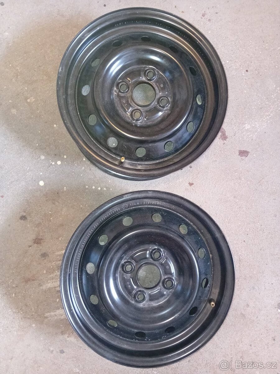 prodám plechové disky 5Jx14