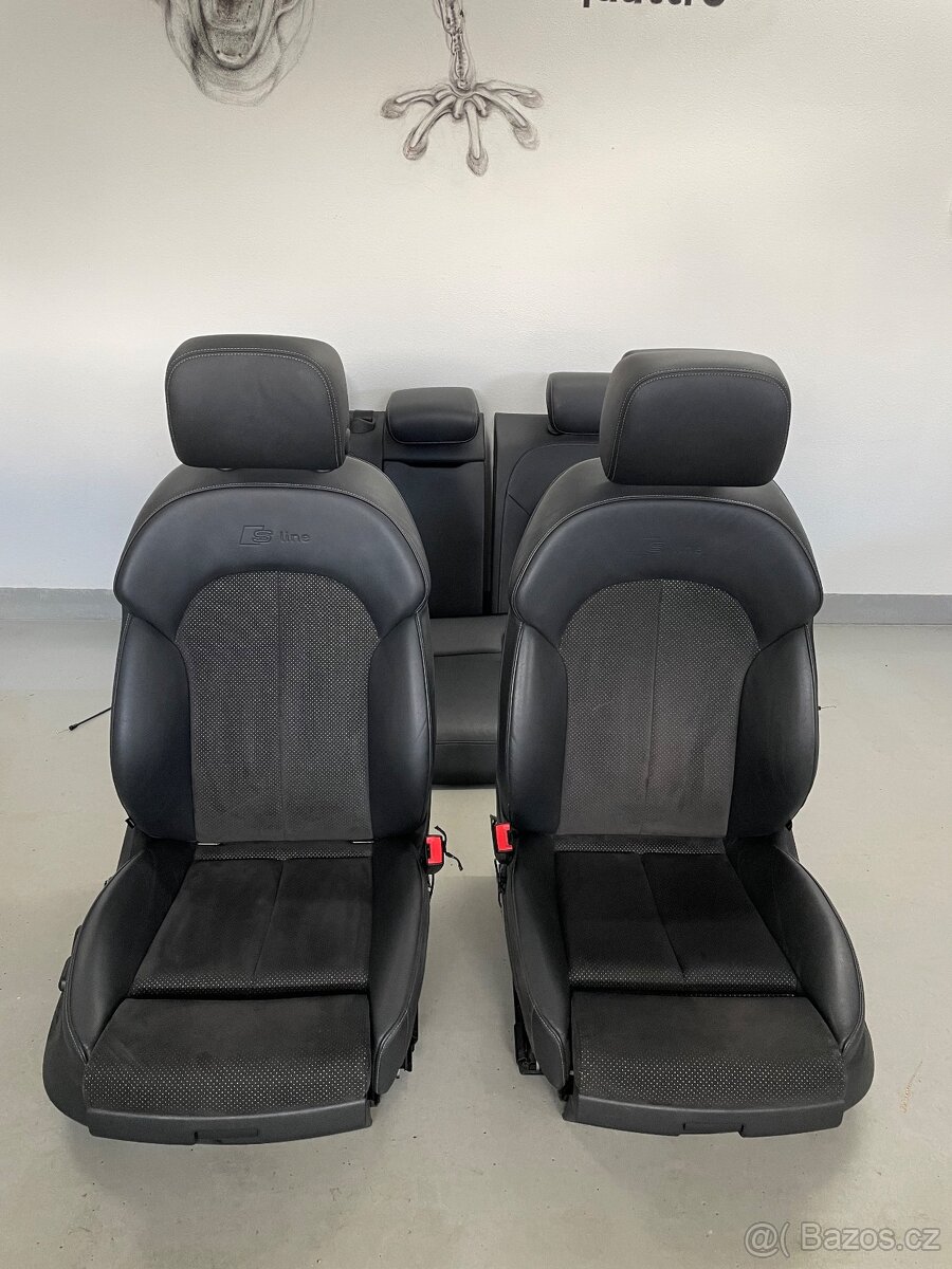 Sedačky kožené do Audi A6/A7 (4G) s-line
