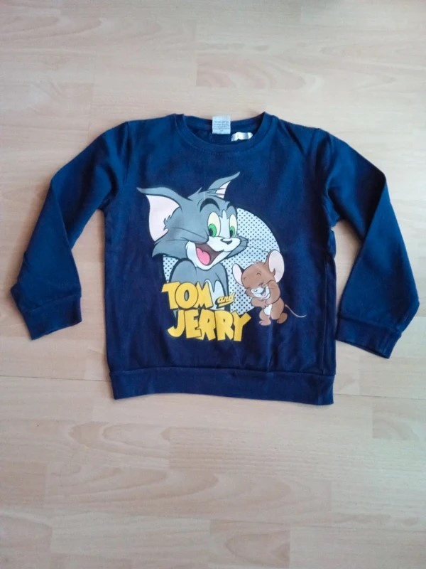 Mikina Tom a Jerry vel 128