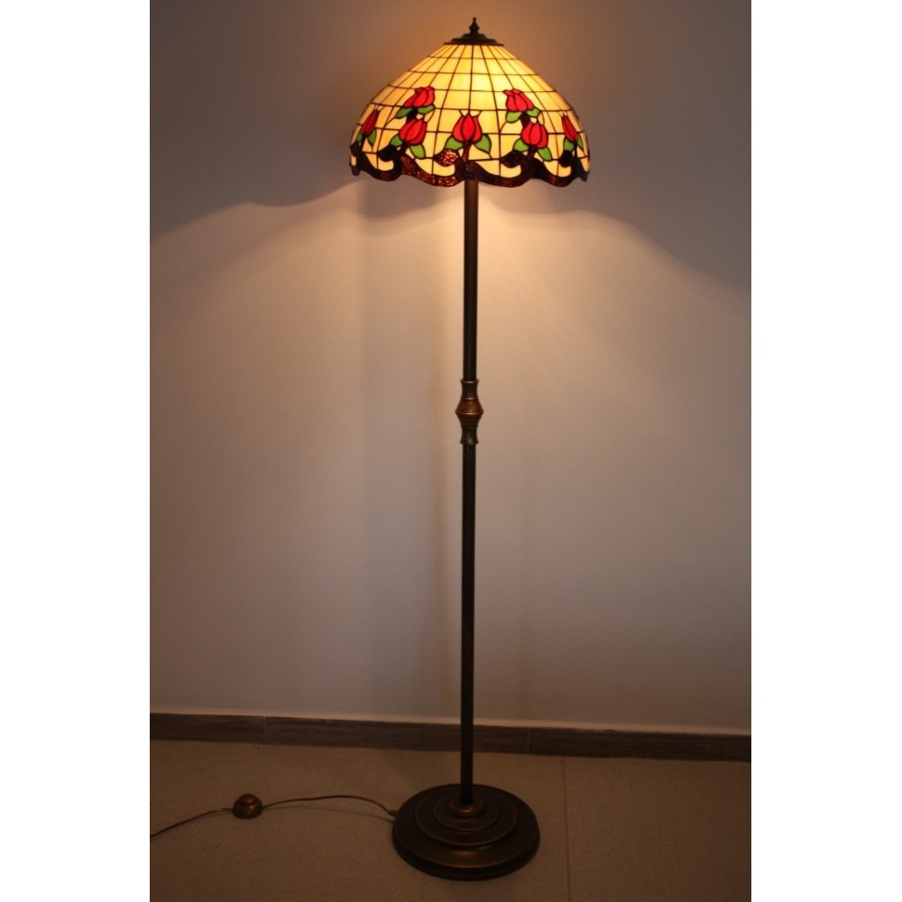 Stojací vitrážová lampa Tiffany -nová