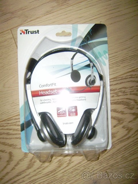 Trust ComfortFit Headset / Stereo sluchátka / Mikrofon