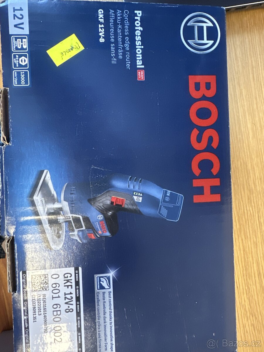 Aku frézka Bosch GKF 12V-8-nova
