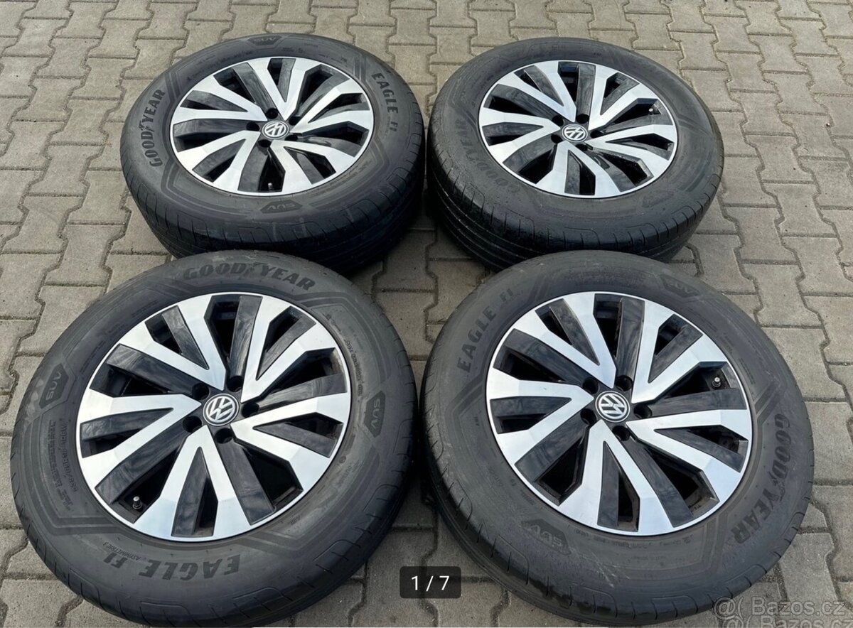 4x al kola 5x112 18 + pneu zimní 235/65 R18