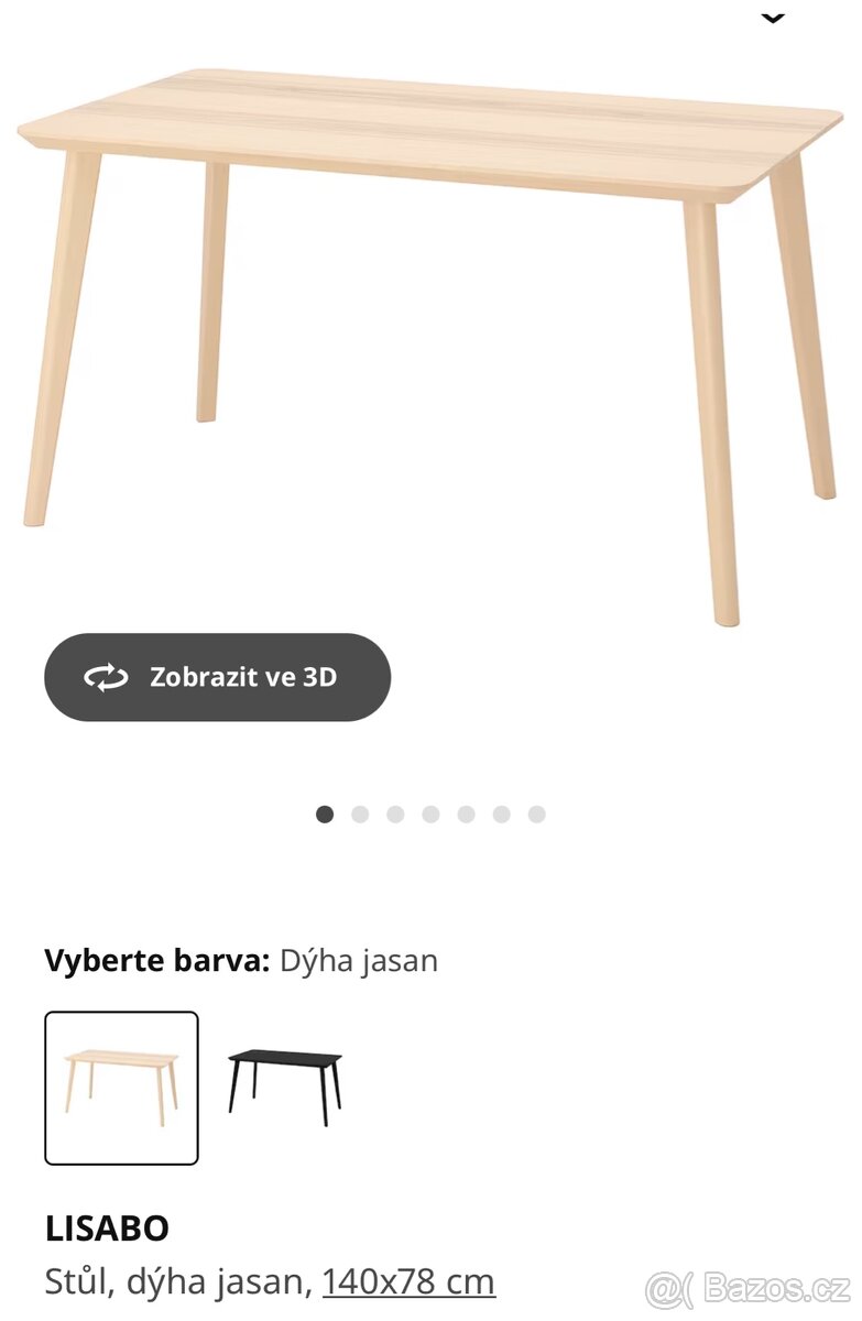 Jídelní stůl LISABO, možná sleva při rychlém jednání