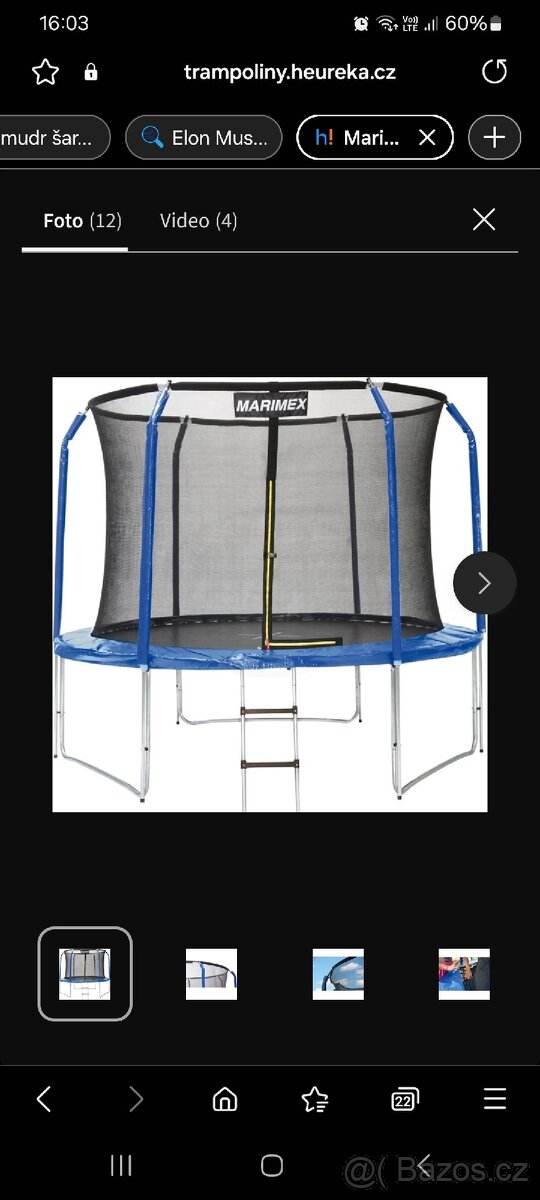 Marimex Standard 305 cm trampolína