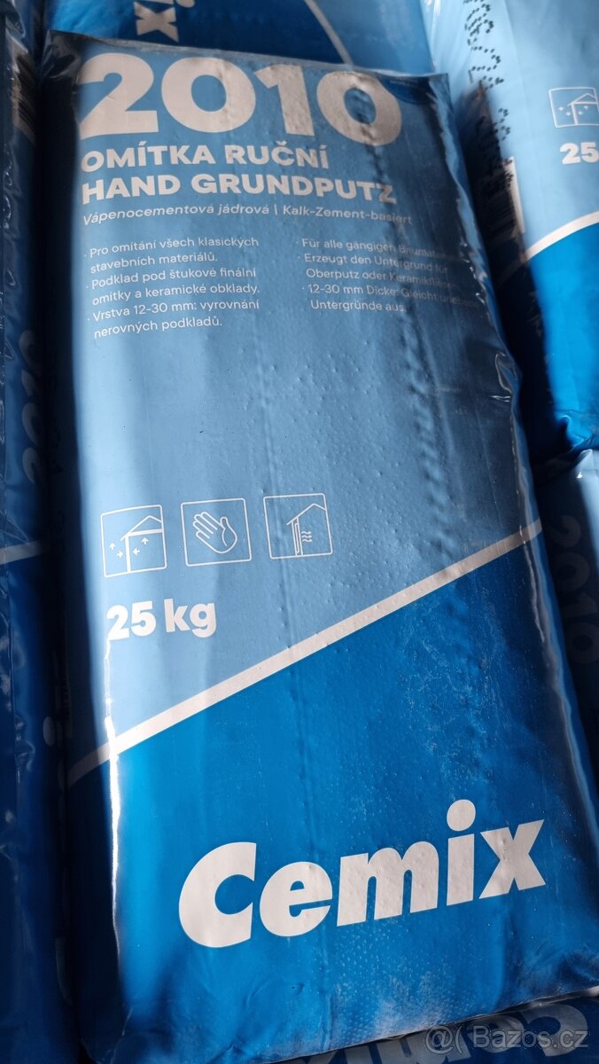 Sypké, stavební materiál - Beton, cement,lepidla, omítky..