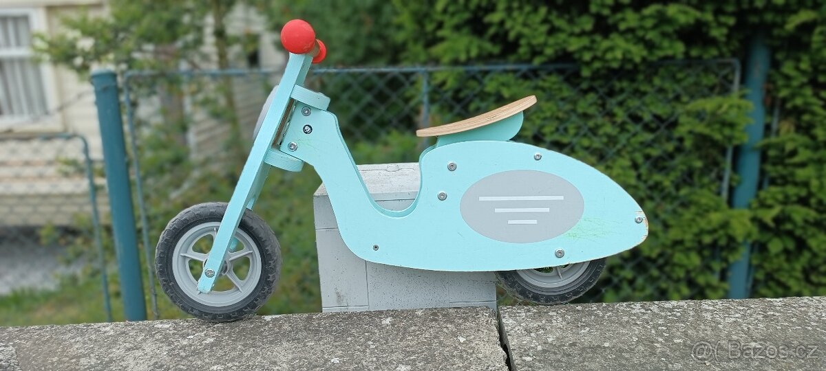 Odrážedlo - Dřevěné - Vespa