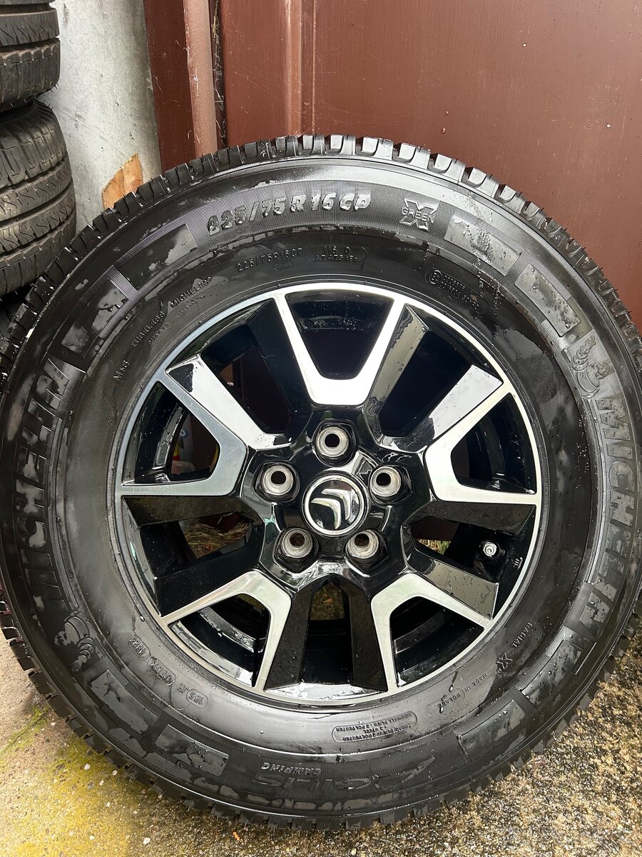 Citroen Jumper alu kola r16 nové Michelin 225/75