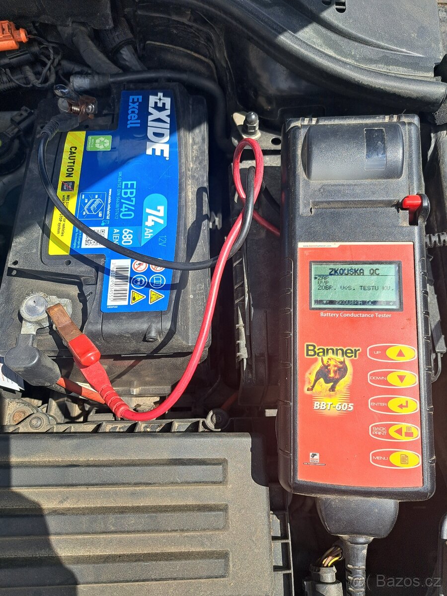 Profesionální tester autobaterií Banner BBT-605