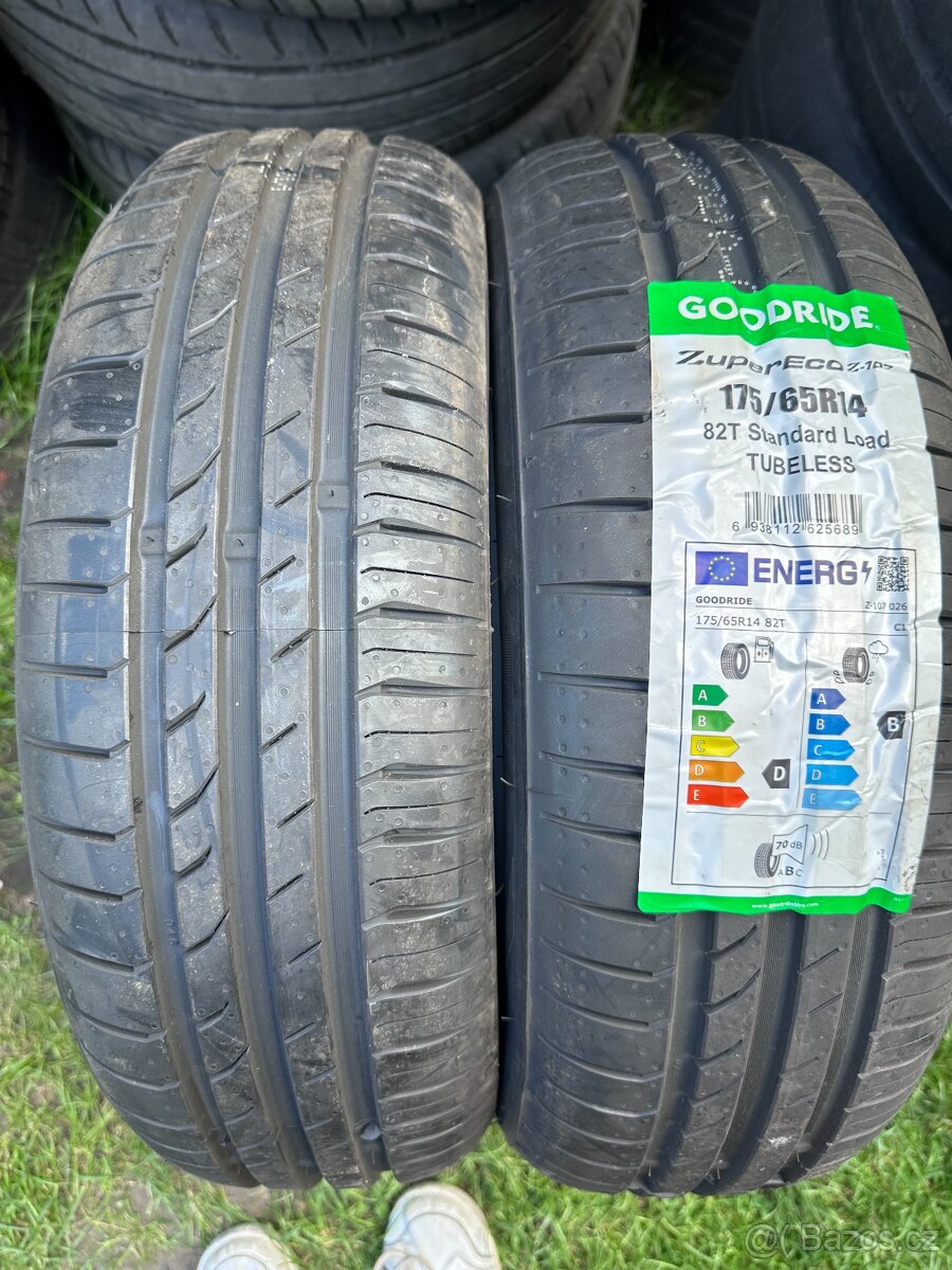 2ks nových pneu 175/65 R14 - Goodride