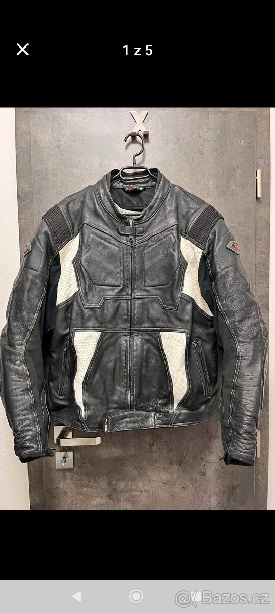 Moto bunda kožená