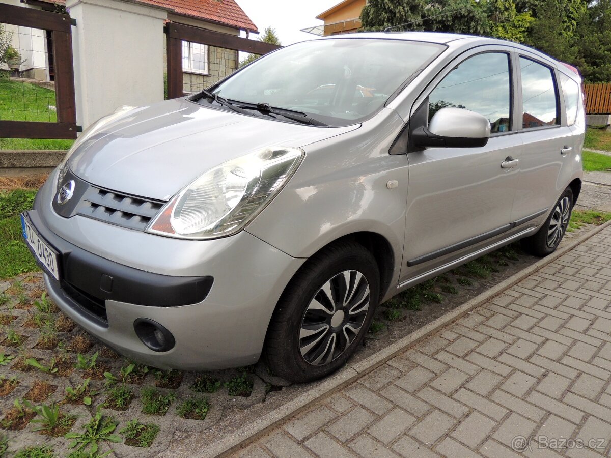 Nissan Note 1,5 DCi Klimatizace. 63 kW Původ ČR