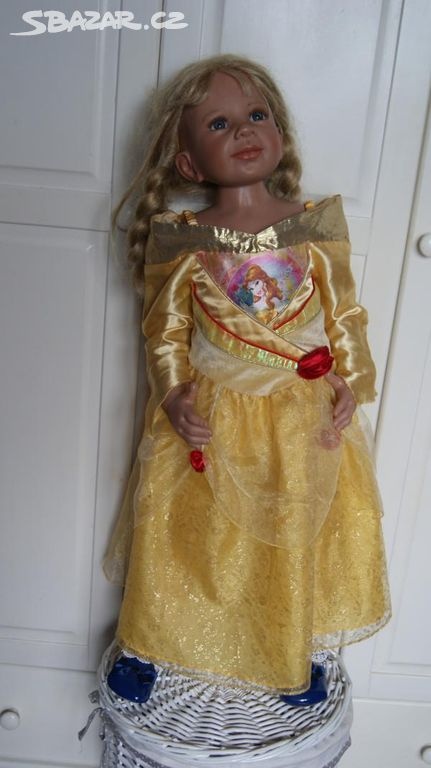 Šaty Disney Princess - Bella, vel.5-6 let
